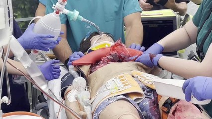 Watch the Illawarra's emergency services take part in a simulated exercise