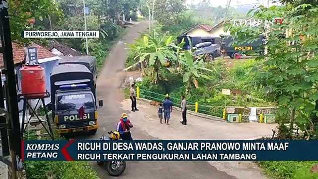 Ricuh di Desa Wadas Terkait Pengukuran Tanah, Ganjar Pranowo Kunjungi Desa Wadas dan Minta Maaf
