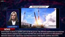 At Least 40 Starlink Satellites Launched By SpaceX Last Week Have Been Destroyed By Geomagneti - 1BR