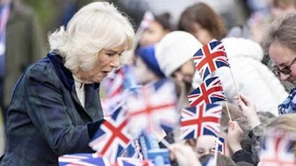 'Queen Camilla' given great school report by 'sea of pupils'