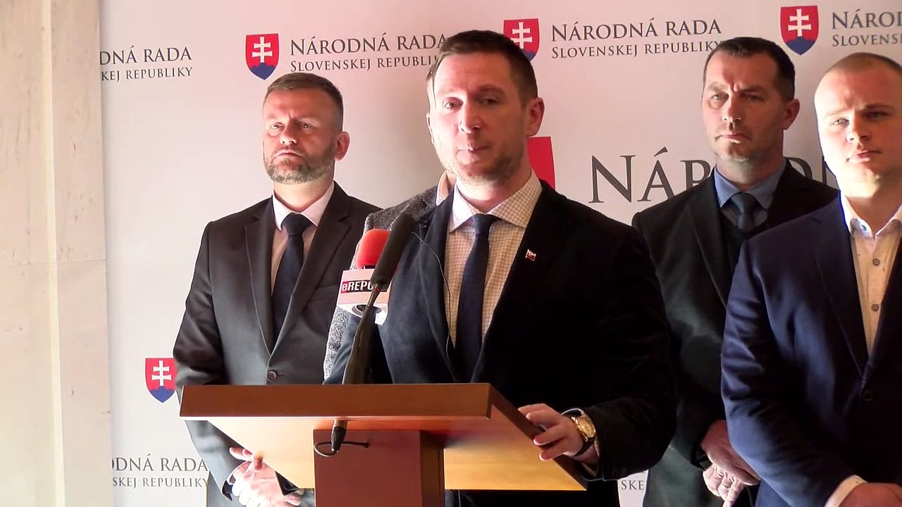 ZÁZNAM:Uhrík, Mazurek i Kotleba hovoria o vlastizrade v súvislosti s dohodou s USA