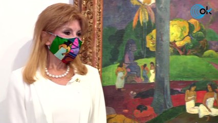 La Baronesa Thyssen celebra el alquiler de la colección Carmen Thyssen