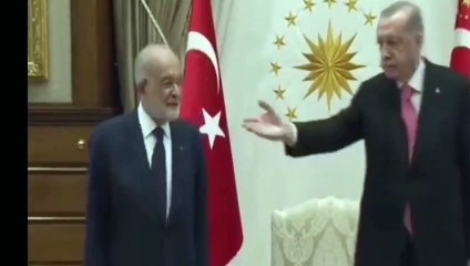Erdoğan ve Karamollaoğlu arasında 'mesafe'li görüşme