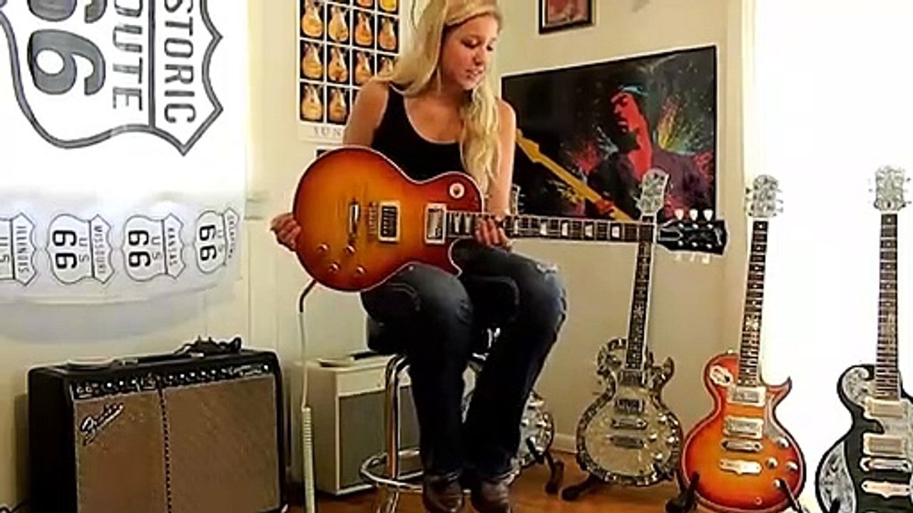 Gibson 2014 Custom Reissue VOS Cherry Sunburst Les Paul 1959 Standard with Monica Valli [Route 66 Classic Guitars]