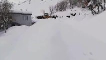Şırnak'ta kar nedeniyle 2 köye ulaşım sağlanamıyor