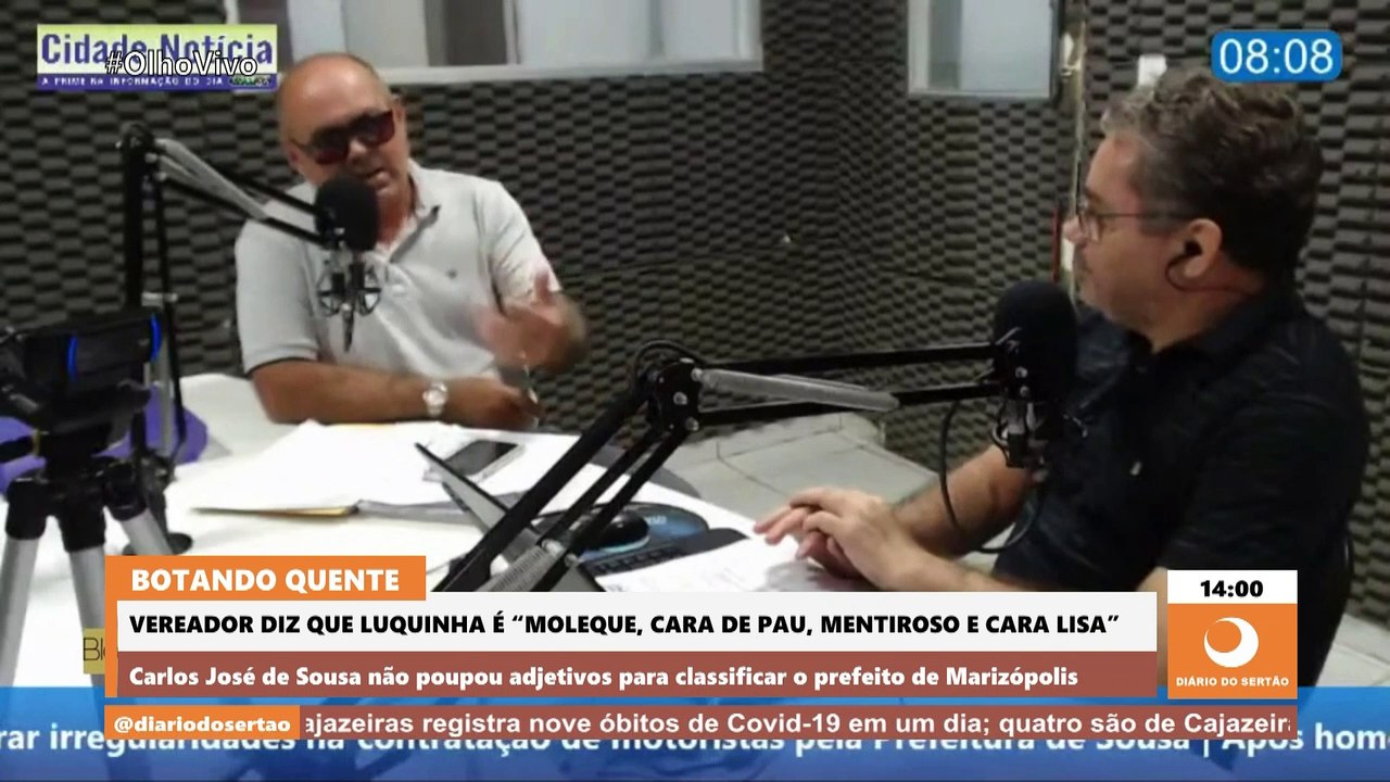 Levi Dantas destaca a chegada das águas do Rio São Francisco ao açude de São Gonçalo e as declarações de ex-aliado do prefeito de Marizópolis