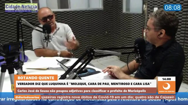 Levi Dantas destaca a chegada das águas do Rio São Francisco ao açude de São Gonçalo e as declarações de ex-aliado do prefeito de Marizópolis