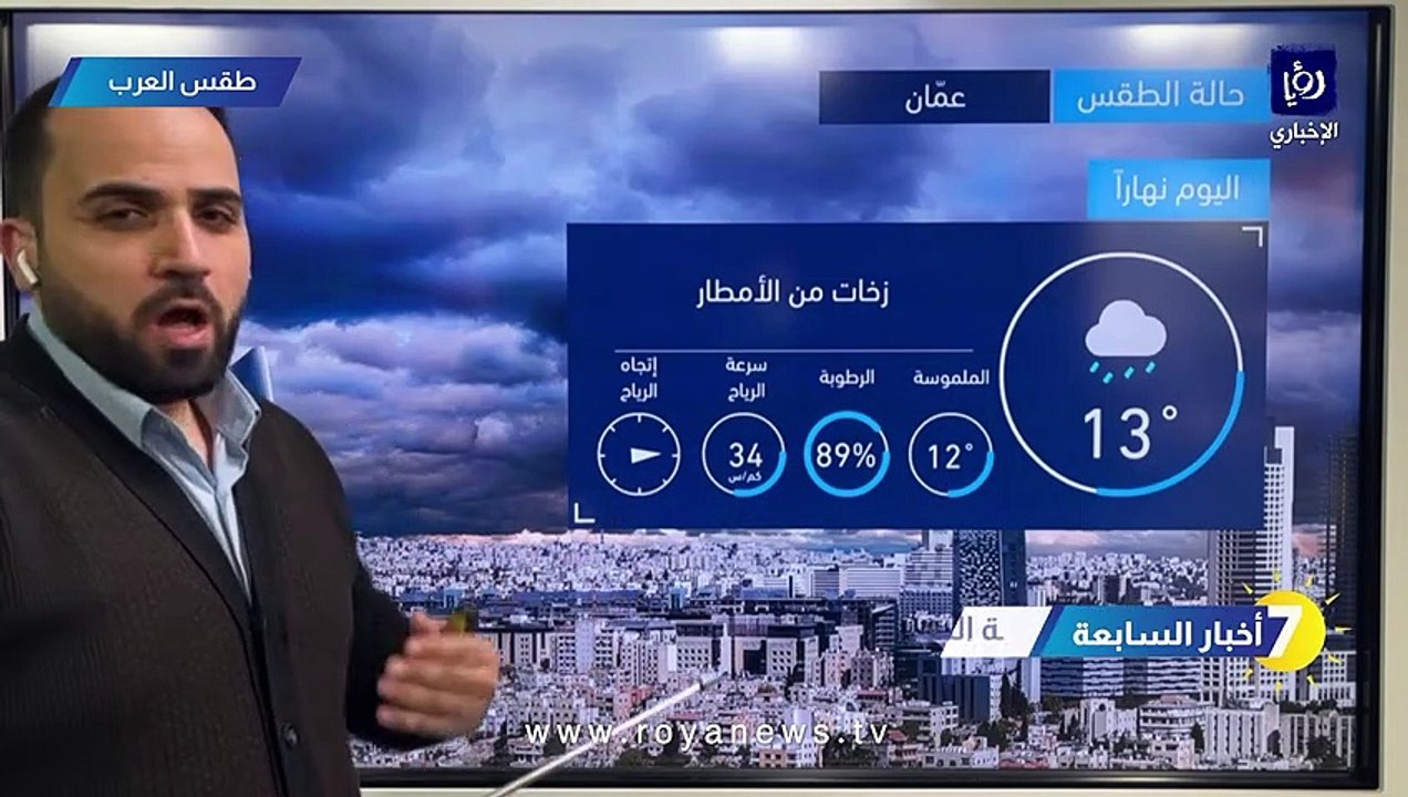 الطريفي: طقس شديد البرودة في جميع مناطق الأردن وأمطار مخلوطة بالثلوج