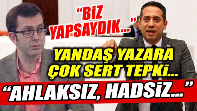 Kuru fasulye dağıtılsın herkes kendi gazını üretsin diyen yandaş yazara Başarır'dan sert cevap!