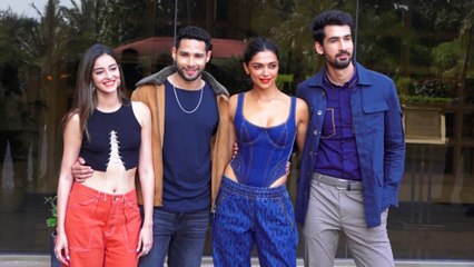 Funny! Deepika, Ananya Give Fake Candid Poses For Paparazzi