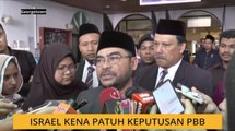 Israel kena patuh keputusan PBB - Mujahid Yusof