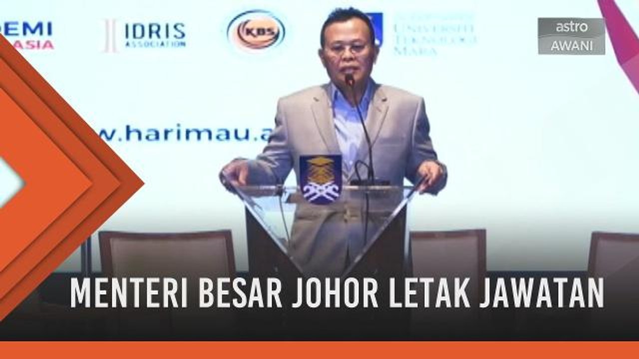 Buletin AWANI Khas: Menteri Besar Johor letak jawatan