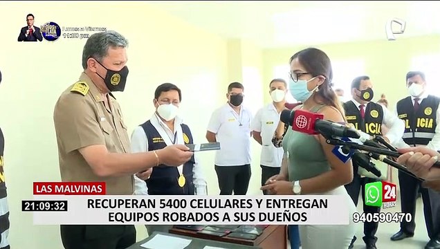 Cercado de Lima: recuperan más de 5 000 celulares robados en operativo en La Malvinas