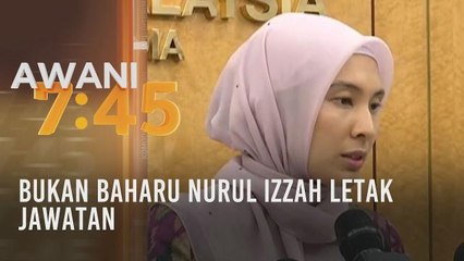 Bukan baharu Nurul Izzah letak jawatan - Zuraida Kamaruddin