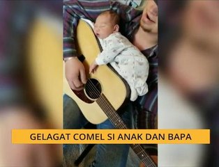 #Bualan 27 Mac: Gelagat comel si anak dan bapa
