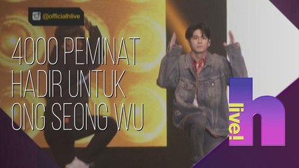 hLive!: 4000 peminat hadir untuk Ong Seong Wu