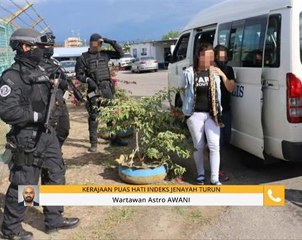 Kerajaan puas hati indeks jenayah turun