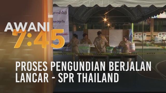 Proses pengundian berjalan lancar - SPR Thailand