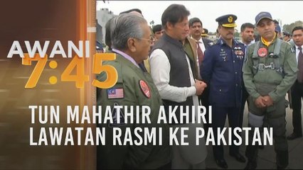 Tun Mahathir akhiri lawatan rasmi ke Pakistan