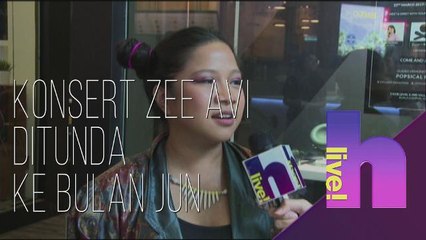 hLive!:Konsert Zee Avi ditunda ke bulan Jun