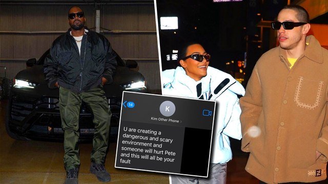 Kanye West Shared Kim Kardashian Text As She Requests Him To Stop Putting Pete Davidson In Danger