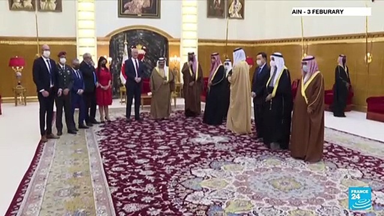 Israeli prime minister lands in Bahrain in first visit