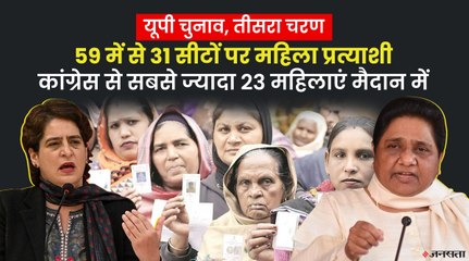 तीसरे चरण में 41 महिला प्रत्याशी मुकाबले में, BJP ने 7 तो सपा ने 5 महिलाओं को दिया टिकट | UP Chunav 2022