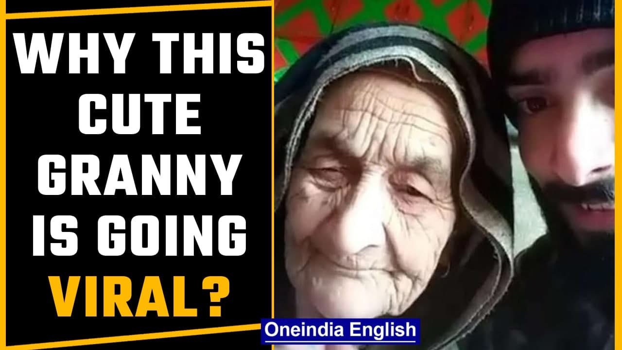 Kashmiri granny goes viral for a cute English recital video, Watch |Oneindia News