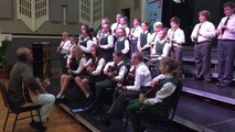 Sacred Heart School Boggabri and Curlewis Public School perform in the musical section.