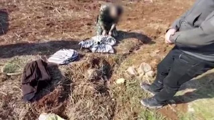 Afrin'de canlı bomba saldırısı önlendi