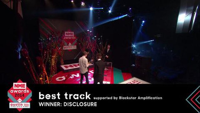 Disclosure At NME Awards - We Never Expected To Be In Same Room As Macca