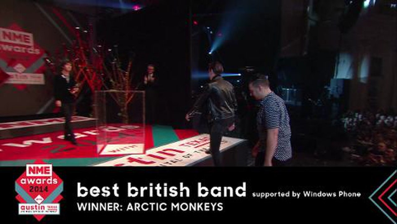 Arctic Monkeys Accept NME Award For Best Britis...