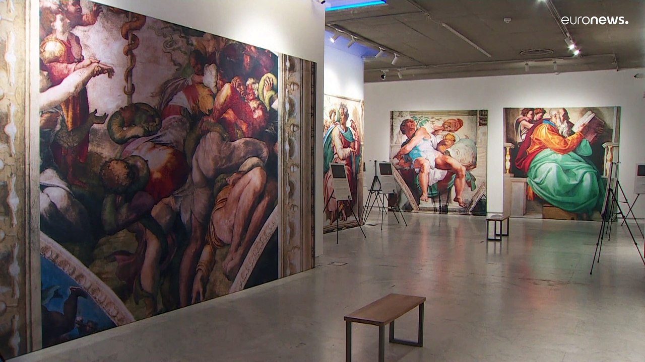 La Cappella Sistina e 34 affreschi di Michelangelo: "riprodotti" a Madrid, in un centro commerciale