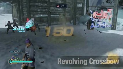 Dynasty Warriors 8 Empires - Revolving Crossbow Weapon Trailer