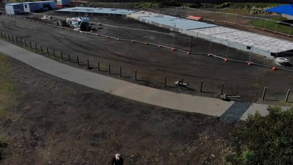 Drone flyover: UTAS' replacement band rooms