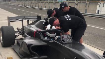 Driver Campbell Logan at Symmons Plains