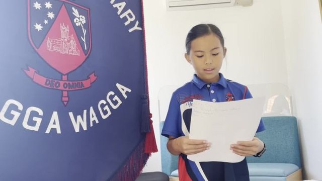 Students share winning poems