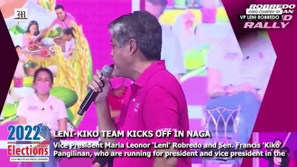 Leni-Kiko team kicks off in Naga (Vice presidential candidate highlights)