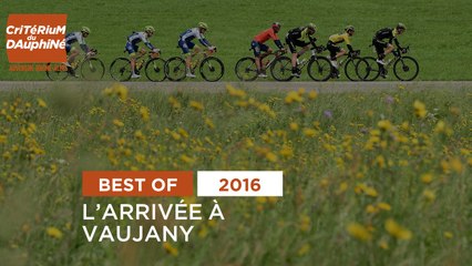 Critérium Du Dauphiné - L'arrivée en 2016 à Vaujany