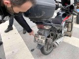 Plakalarını gizleyen 4 motosikletliye 3 bin TL ceza