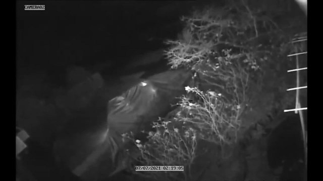 CARAVAN FIRE CCTV 080721