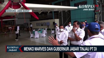Menko Marves Tinjau Amfibi Buatan PT DI