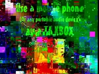 Use A Mobile Phone As A TalkBox