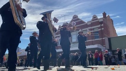 Police parade inverell station opening