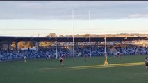 Jye Lockett kicks a big goal for North Ballarat