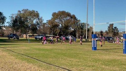 Nic Hall try