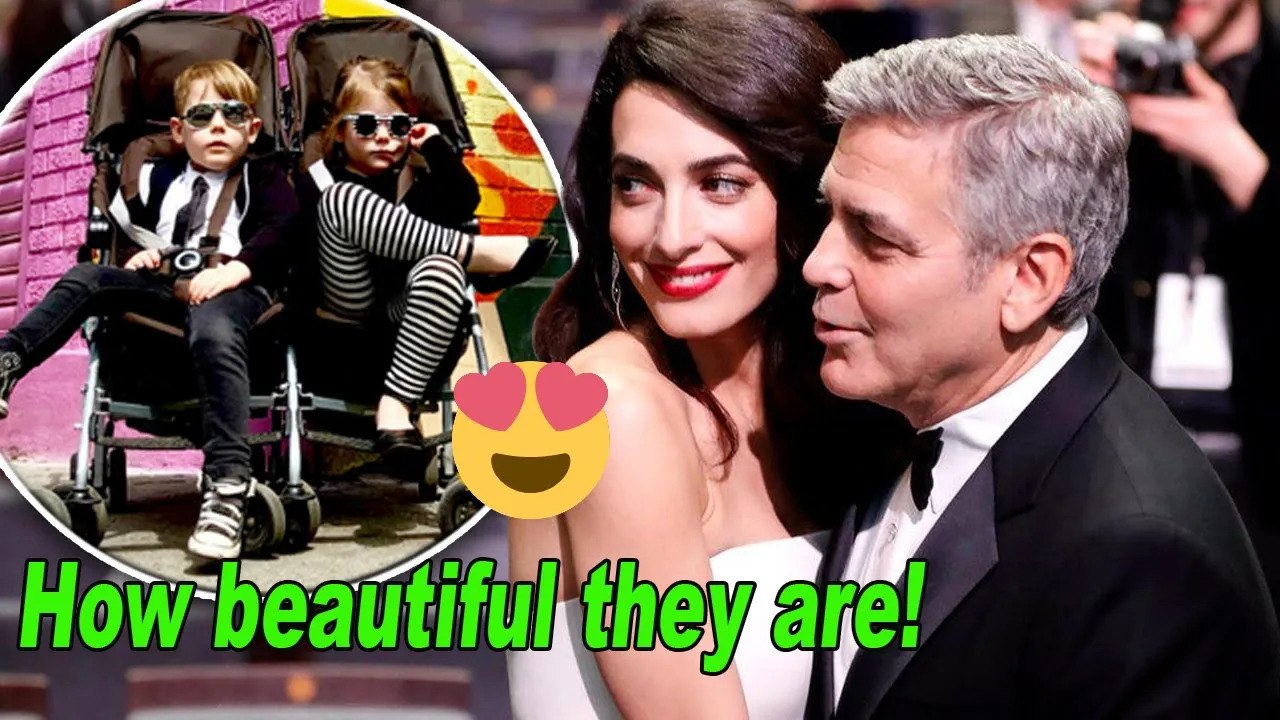 George Clooney and Amal share photos of twins for the first time: "How beautiful they are!"