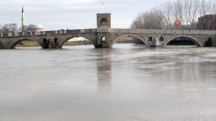 Tunca Nehri'nin debisi 3 günde 3 kat arttı