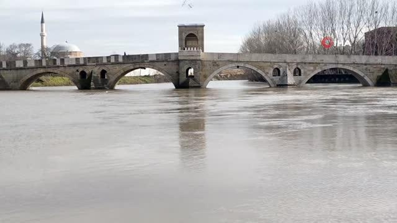 Tunca Nehri'nin debisi 3 günde 3 kat arttı
