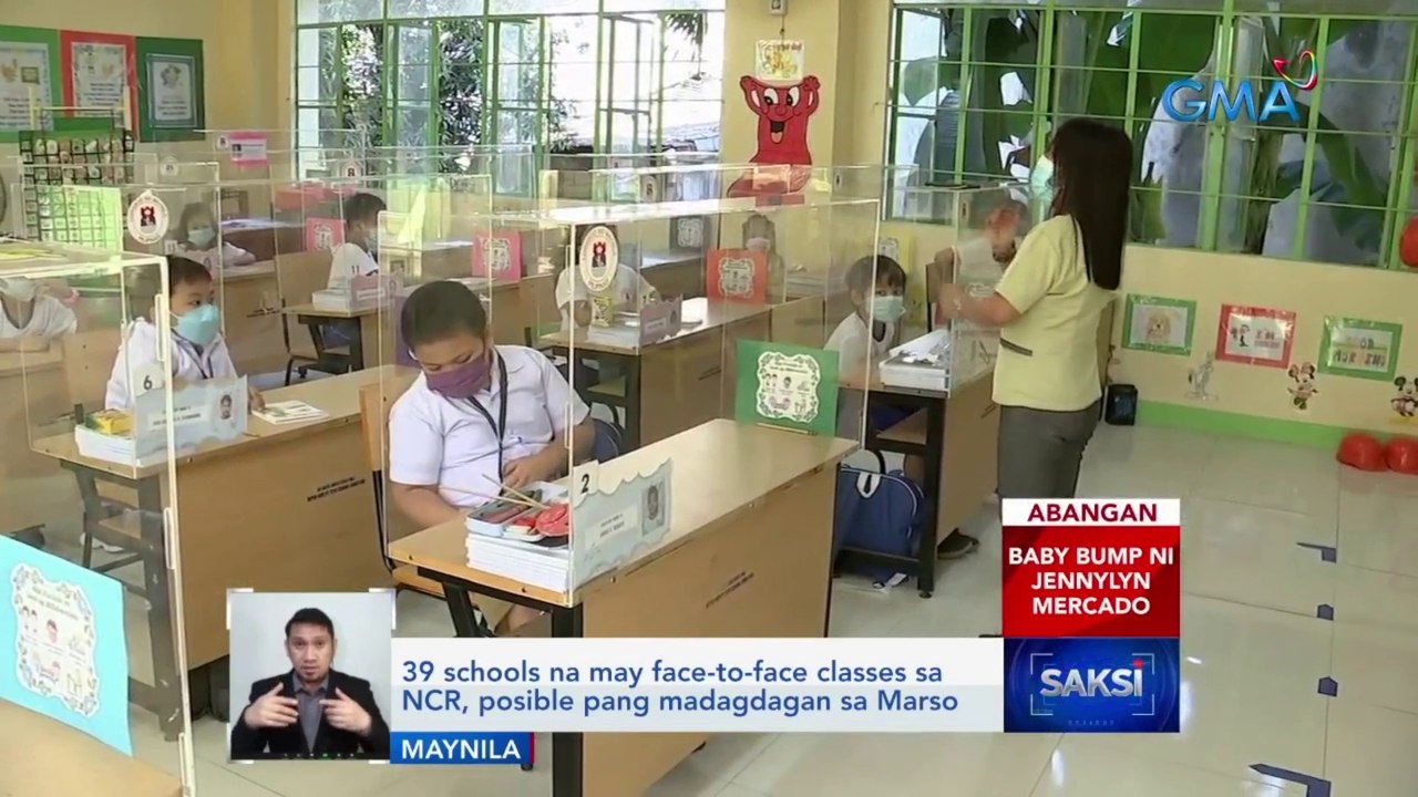 39 schools na may face-to-face classes sa NCR, posible pang madagdagan sa Marso | Saksi